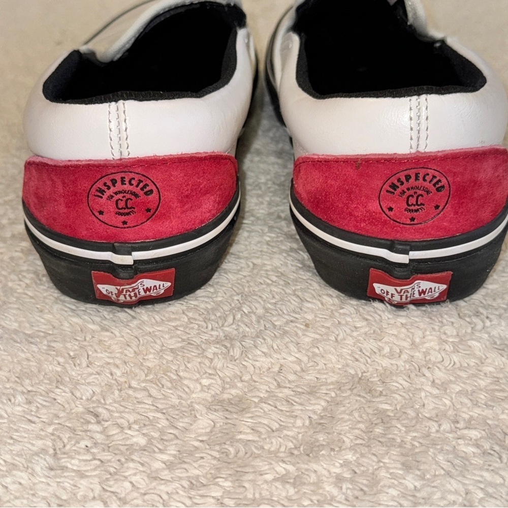 Vans Chris Cosentino Chef White Ultracush Slip-On Loafers Size 9 - Picture 2 of 8